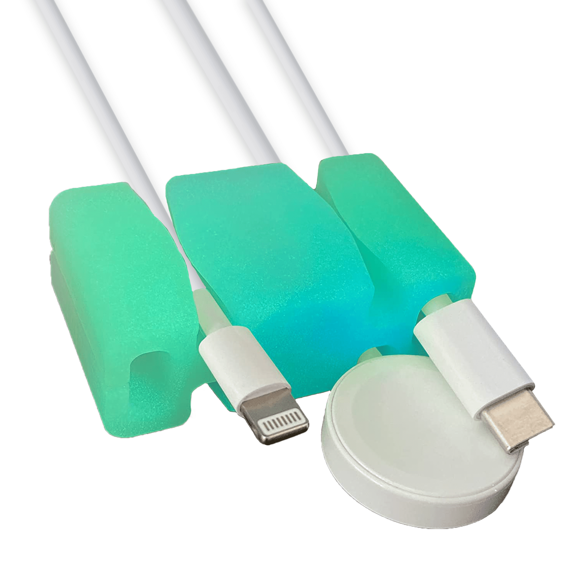 CordBrick Weighted Cord Holder, Traveling Cable Organizer and Phone