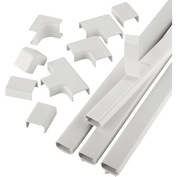 CordMate II Computer & Home Entertainment Cord Cover Kit - Single Pack  Residential Use, Standard Application