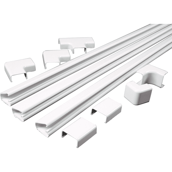 CordMate II Cord Channel Kit - Pack of 4 Residential Use, Standard Application