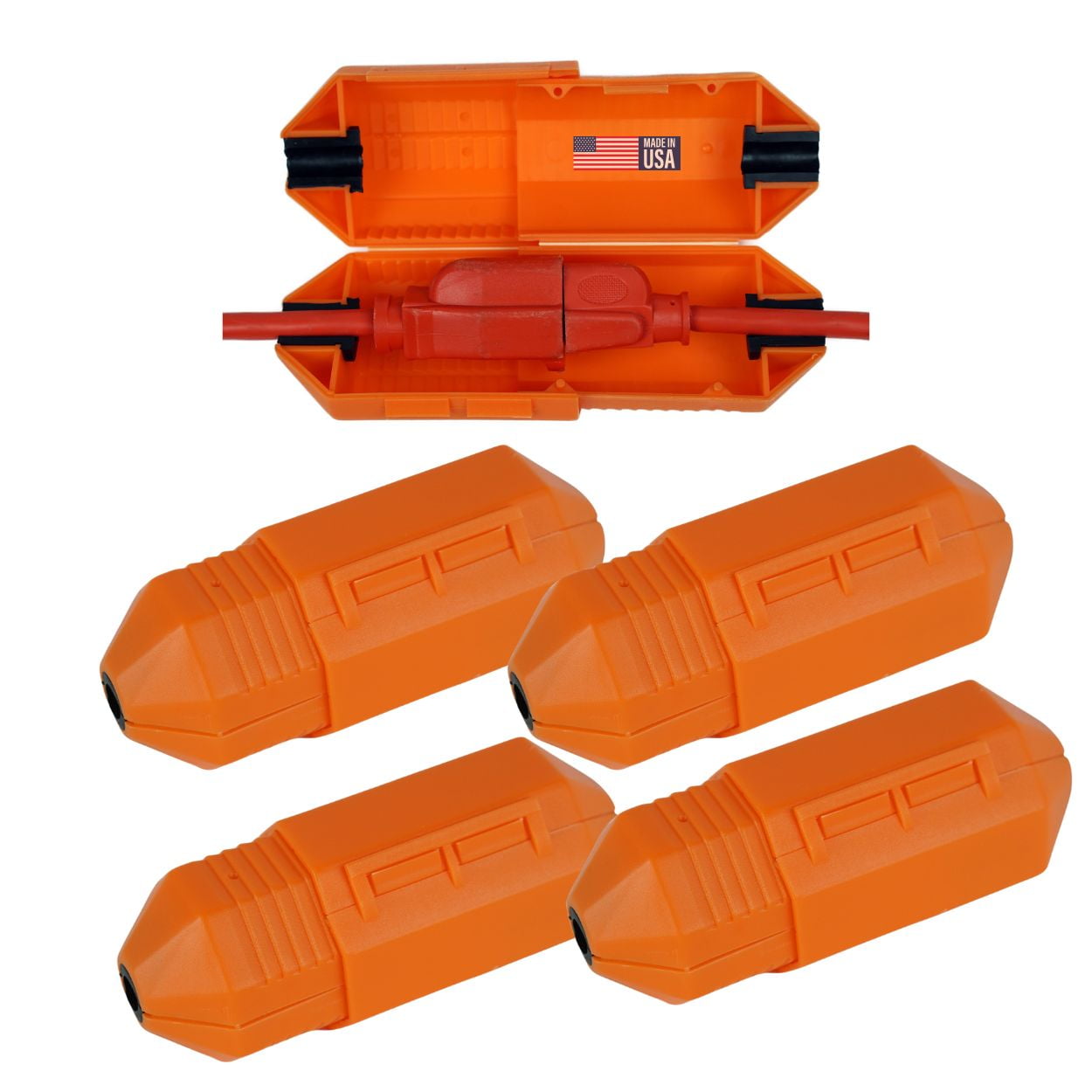 CordSafe PLUS Extension Cord Connection Cover WaterResistant, Indoor