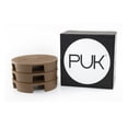 thumbnail image 1 of CordaRoy's PUK Drink Coaster and Device Holder for Phones & Tablets, Brown, Set of 3, 1 of 12