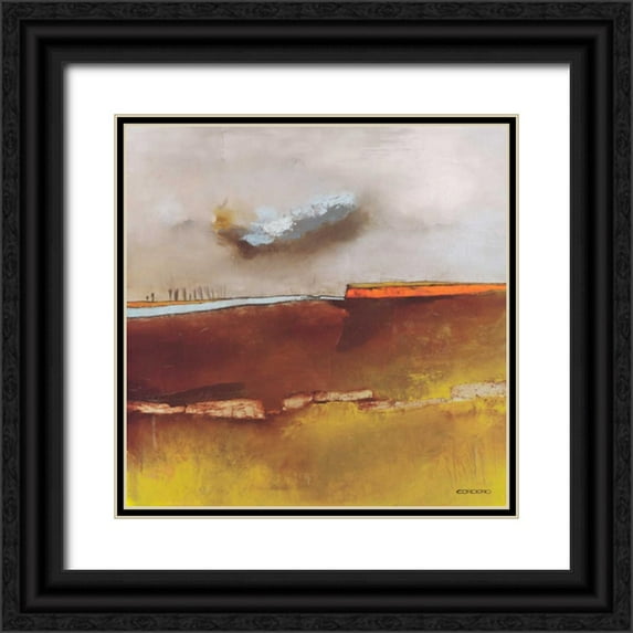 Cordaro, Emiliano 12x12 Black Ornate Wood Framed with Double Matting Museum Art Print Titled - Fascinating Landscape I