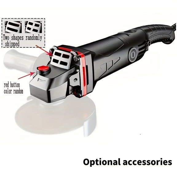 Corded Angle Grinder, Plug-In Industrial Grinding & Polishing Tool for Metal & Stone Processing