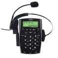 thumbnail image 1 of Corded Call Center Headset Telephone with Dialpad & Monoral Noise Cancelling Headphone with Mic, Wired Analog Home & OfficeTelephone Set Landline, 1 of 7