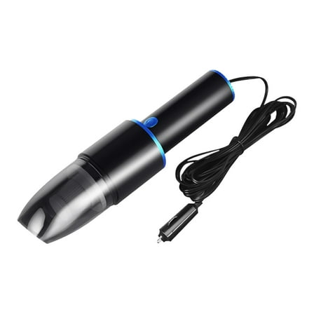 Corded Compact Handheld Vacuum Cleaner for Home, Car or Office, Portable Car Vacuum, Efficient Cleaning, with 120W Motor, Attached Car Cleaning Kit, Blue