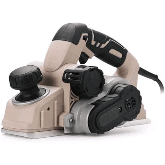 Corded Electric Hand Planer, 7.7 AMP 15000 RPM Power Wood Planer with Edge Guide and Dust Bag, 3-1/4 Inch Planing Width, for Wood Chamfer DIY, Smooth Finish Carpentry$$Tools & Hardware Other