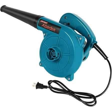 Corded Electric Leaf Blower,2 in 1 Small Handheld Lightweight Sweeper/Vacuum,110V 400W Portable Blower for Leaf/Snow/Dust Blowing