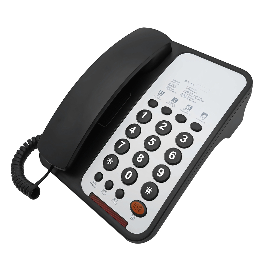 Corded Landline Phone Big Button Household Hotel Business Desktop ...