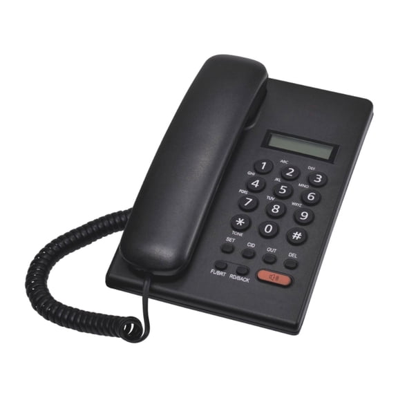 Corded Landline Phone Big Button Landline Phone Call Display Fixed Telephone