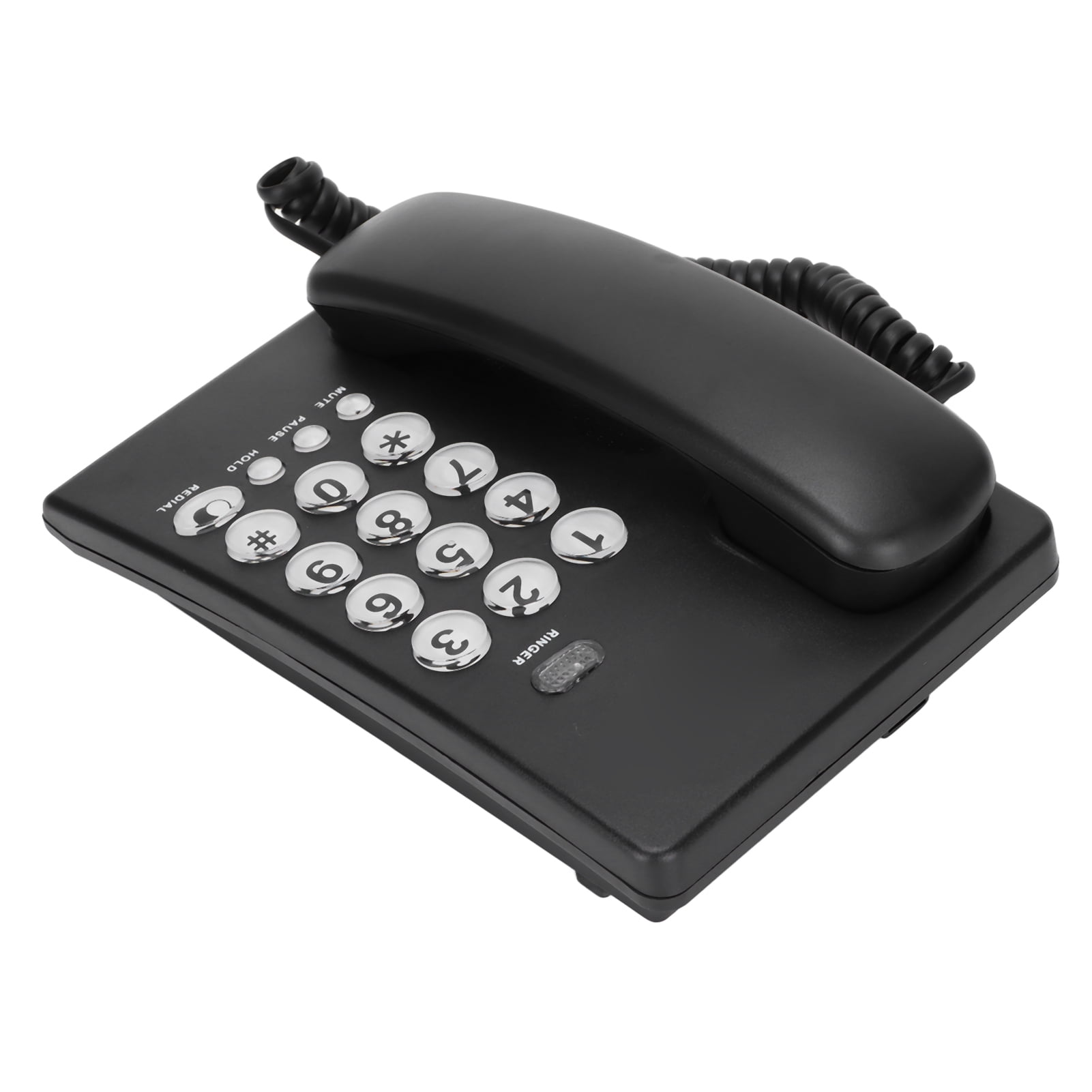 Corded Landline Phone, Durable Desktop Corded Telephone Easy To Use For