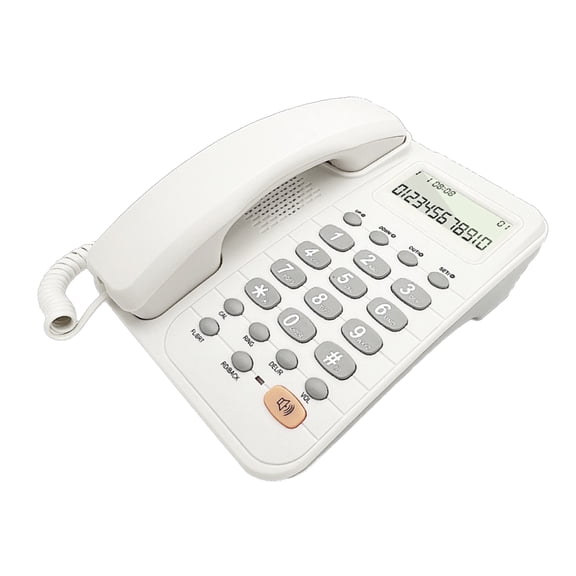 Corded Landline Phone Fixed Telephone for Hotel Room, Use With Caller Display, MultipleLine Connection