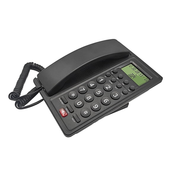 Corded Landline Phone Fixed Telephone for Hotel Room, Use With Caller Display, MultipleLine Connection
