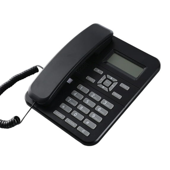 Corded Landline Phone Fixed Telephone for Hotel Rooms, Office Use Caller Display