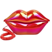 Corded Landline Phones for Home, Funny Novelty Lip Phone Gift, Wired Mouth Telephone Real Landline Home Office Telephones Furniture Decor