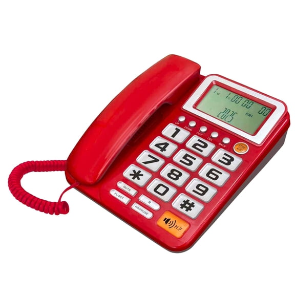Corded Landline Telephone Landline Desktop Phone Noise Reduction Calling Suitable for Home Hotel