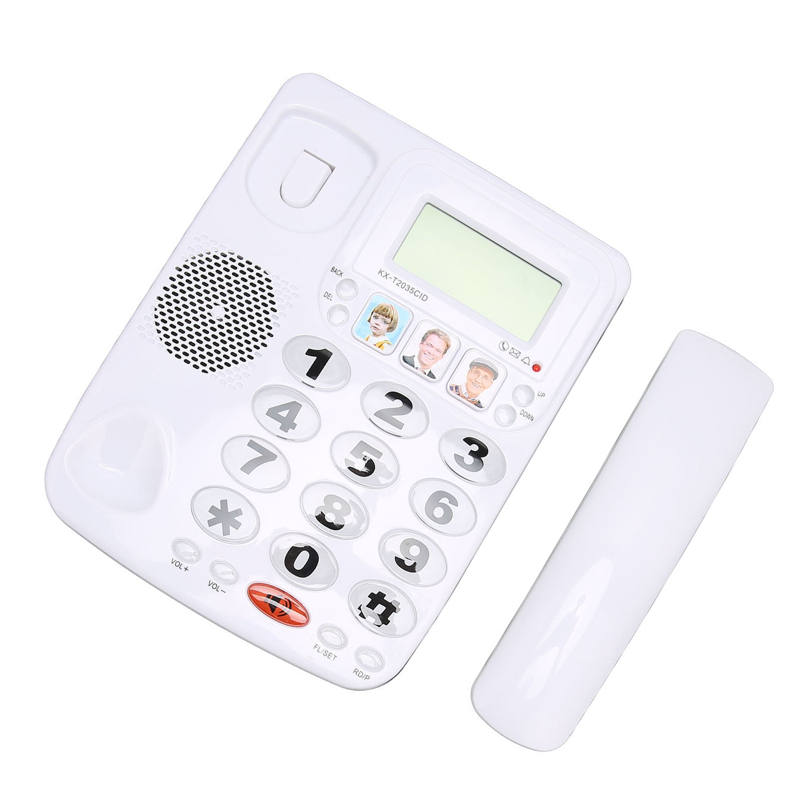 Corded Phone, Big Button Landline Phone For Seniors, One Touch Dialling