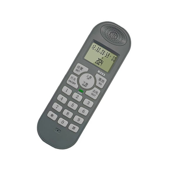 Corded Phone Call Line Device Featuring Real Time Caller Display Convenient Redial For Efficient Communication