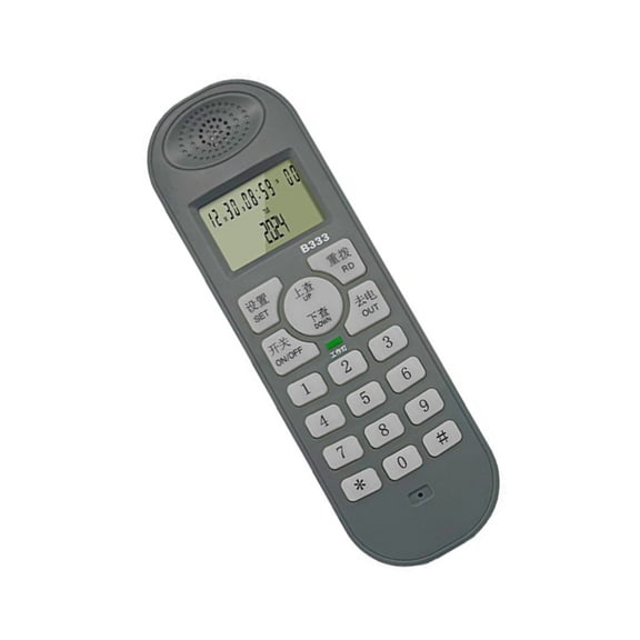Corded Phone Call Line Device Featuring Real Time Caller Display Convenient Redial For Efficient Communication
