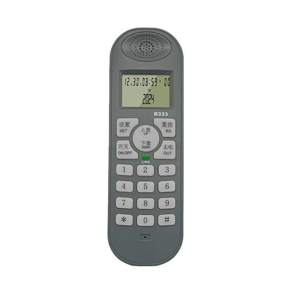 Corded Phone Call Line Device Featuring Real Time Caller Display Convenient Redial For Efficient Communication