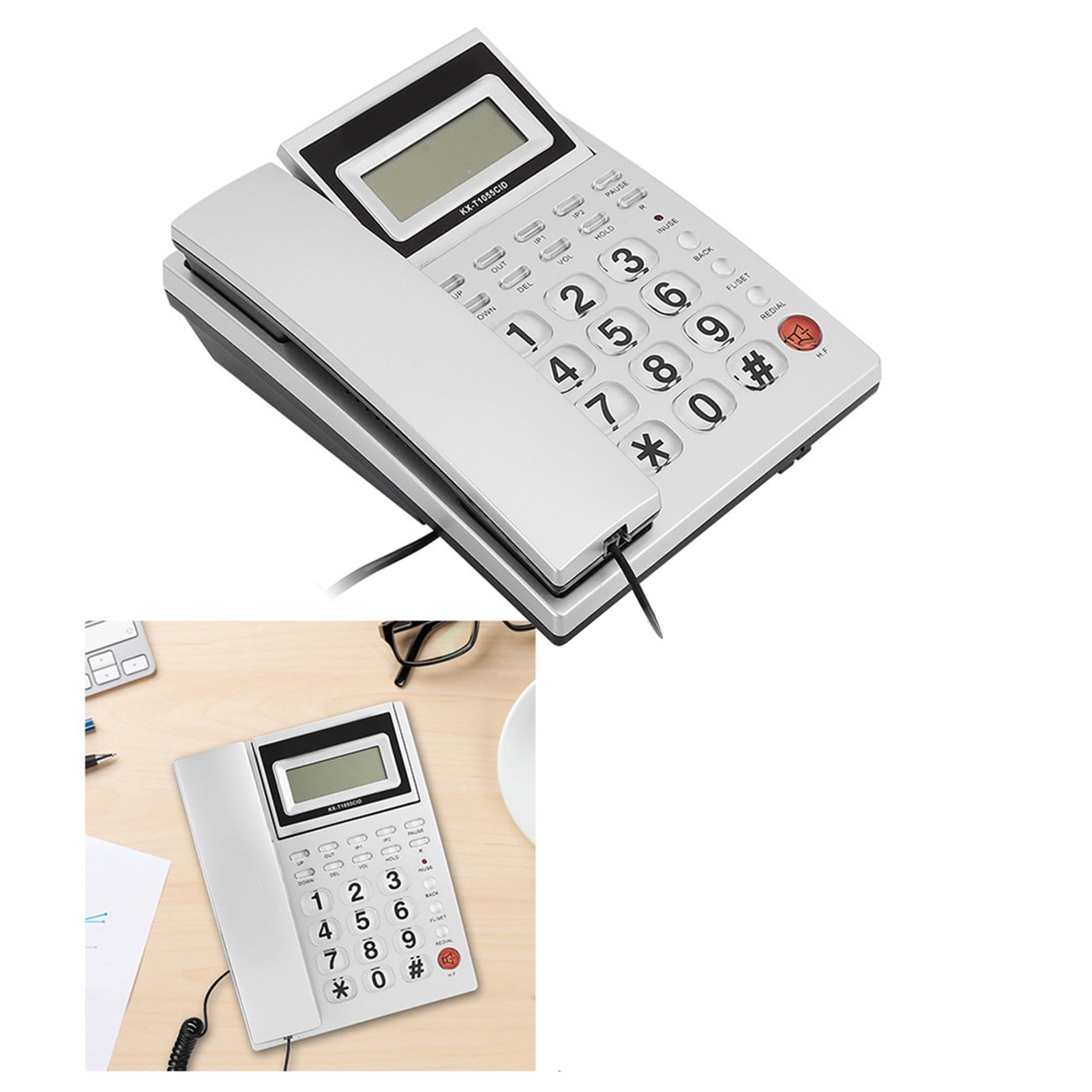 Corded Phone For Seniors, Large Button Landline Phone For Elderly With