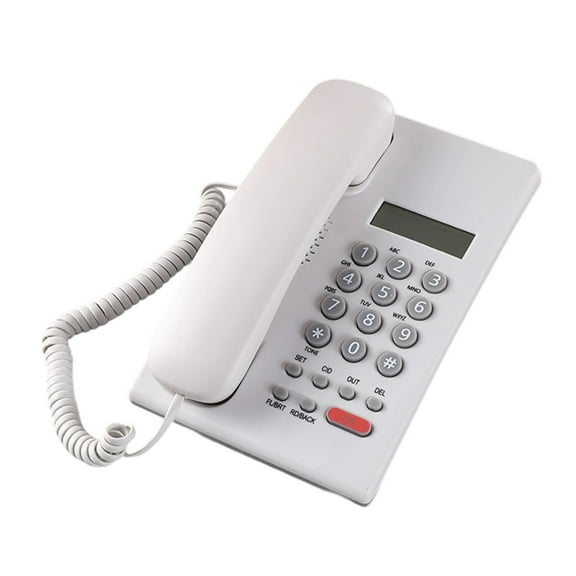 Corded Phone Landline Phone Landline Telephone with Call Display for Hotel Home Bathroom