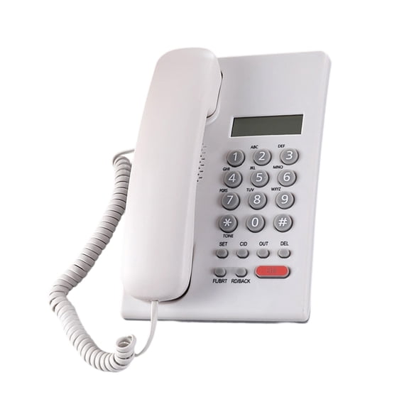 Corded Phone Landline Phone Landline Telephone with Call Display for Office Hotel Home Bathroom