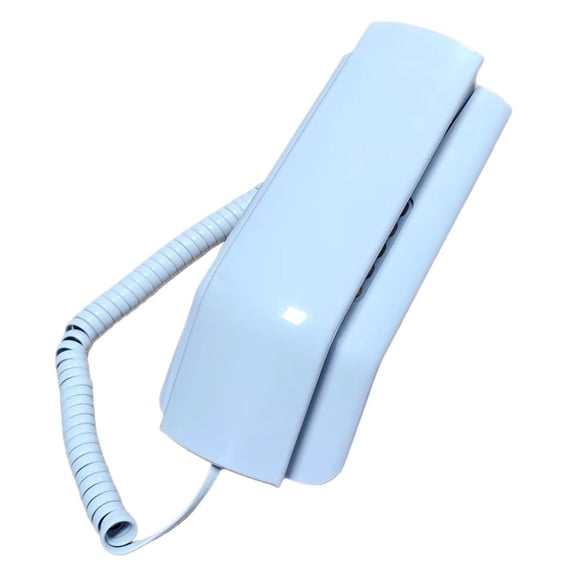 Corded Phone Wall Mountable Telephone Desktop Corded Fixed Landline Phone for Home Hotel Bathroom Company