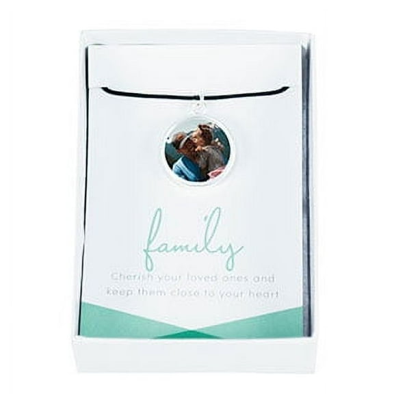 Corded Photo Necklace with Message Card and Gift Box