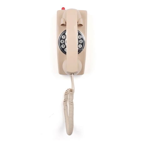 Corded Vintage TRIMLINE Home Phone, Easy Wall-Mount Landline Phone,Big Button Keypad Senior Phones,Last Number Redial,Loud Bell,Retro Working Wall Telephones for Home/Office/Hotel/School