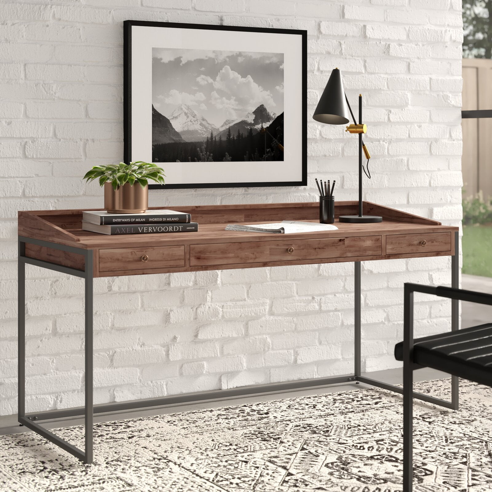 Cordell solid wood on sale desk