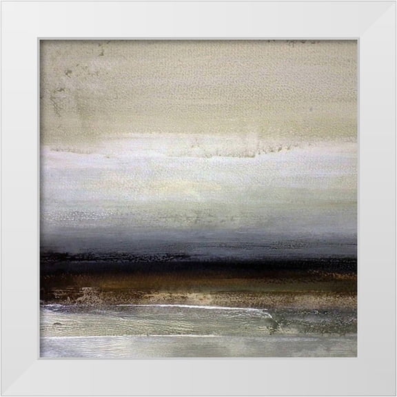 Cordes, Susan 12x12 White Modern Wood Framed Museum Art Print Titled - Foreshore