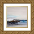 thumbnail image 1 of Cordes, Susan 15x15 Gold Ornate Wood Framed with Double Matting Museum Art Print Titled - Confluence, 1 of 4