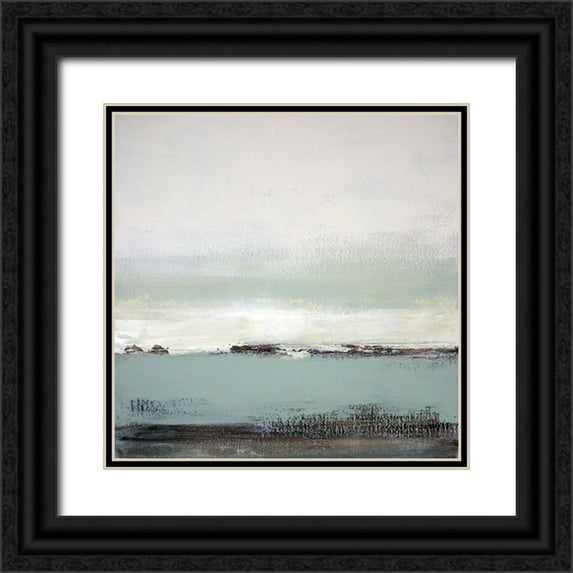 Cordes, Susan 20x20 Black Ornate Wood Framed with Double Matting Museum Art Print Titled - Tidal View