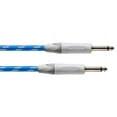 thumbnail image 1 of Cordial 1/4" Straight 20' Sky Textile Instrument Cable - CXI6PP-SKY, 1 of 1