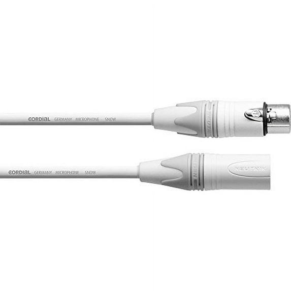 Cordial CXM 5 FM-SNOW 5 Meter XLR 3-Pin Male - XLR 3-Pin Female Microphone Cable