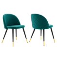 thumbnail image 1 of Cordial Dining Chairs - Set of 2 Teal, 1 of 7