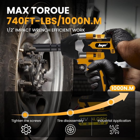 Cordless 1/2 Inch Impact Wrench