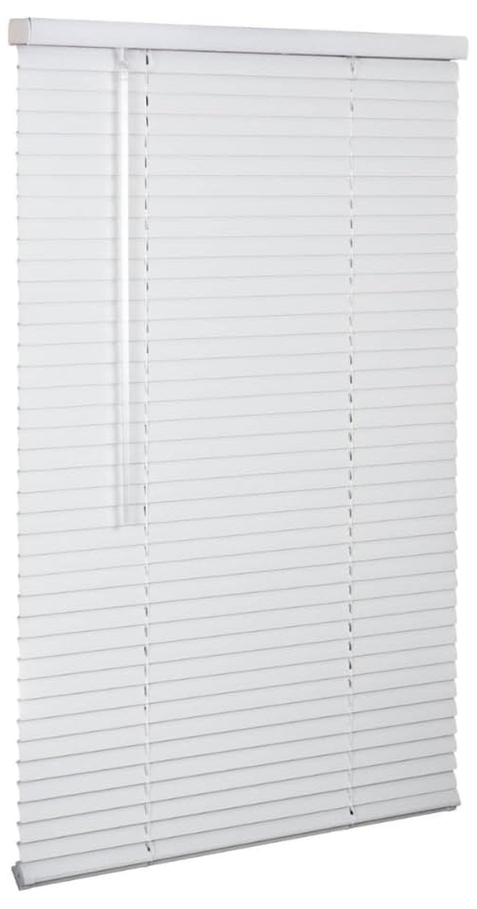 Cordless 1" Aluminum Mini Blind 34" Wide x 36" Long, White, Room Darkening Metal Indoor Window Blinds for Home and Office 34"W x 36"H