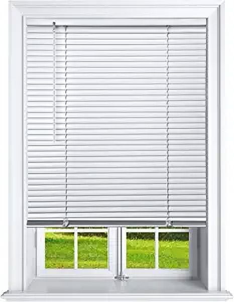 Cordless 1 Inch Window Blinds, Mirrotek Cordless Blinds Light Filtering Mini Blinds (27" x 64")