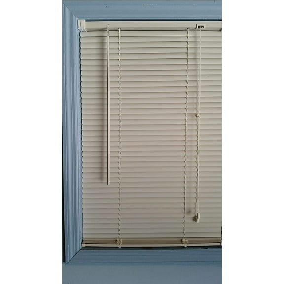 Cordless 1" Light Filtering Mini Blind, 36" Wide x 72" Long, Alabaster