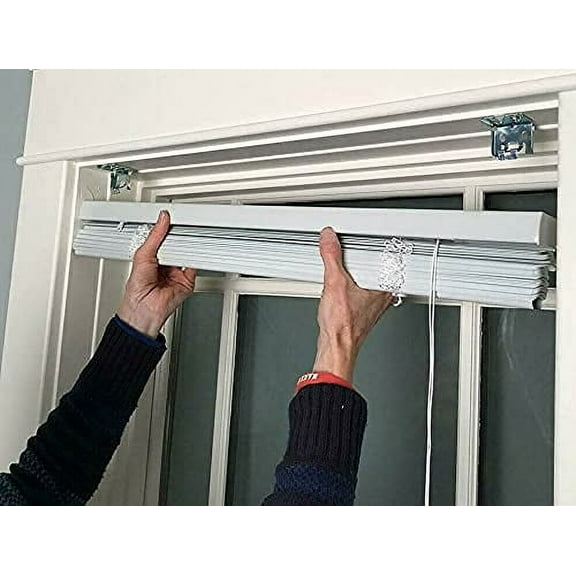 Cordless 1" Light Filtering Mini Blind, White (40" Wide x 64" Long)