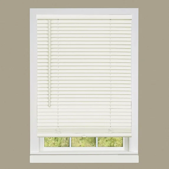 Cordless 1" Mini Blind, 28" Wide x 64" Long, Alabaster