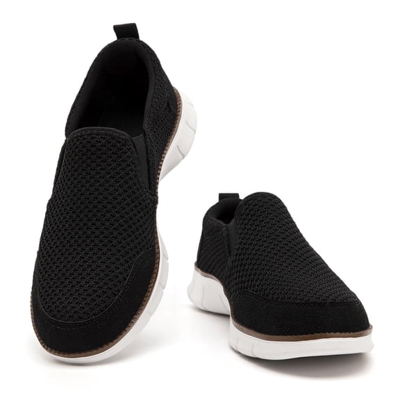 GLYGML Mesh Slip-On Walking Shoes Lightweight Breathable Casual Loafers Non-Slip Sole for Daily Wear and Travel