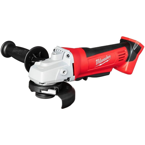 Cordless 18V Lithium Ion 4 1/2 Inch Grinder with Burst Resistant Guard and Paddle Switch Design