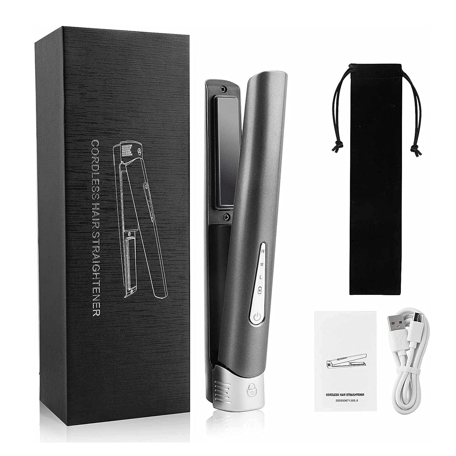 Cordless 2 in 1 Hair Straightener and Curler ,Travel  display picture 1
