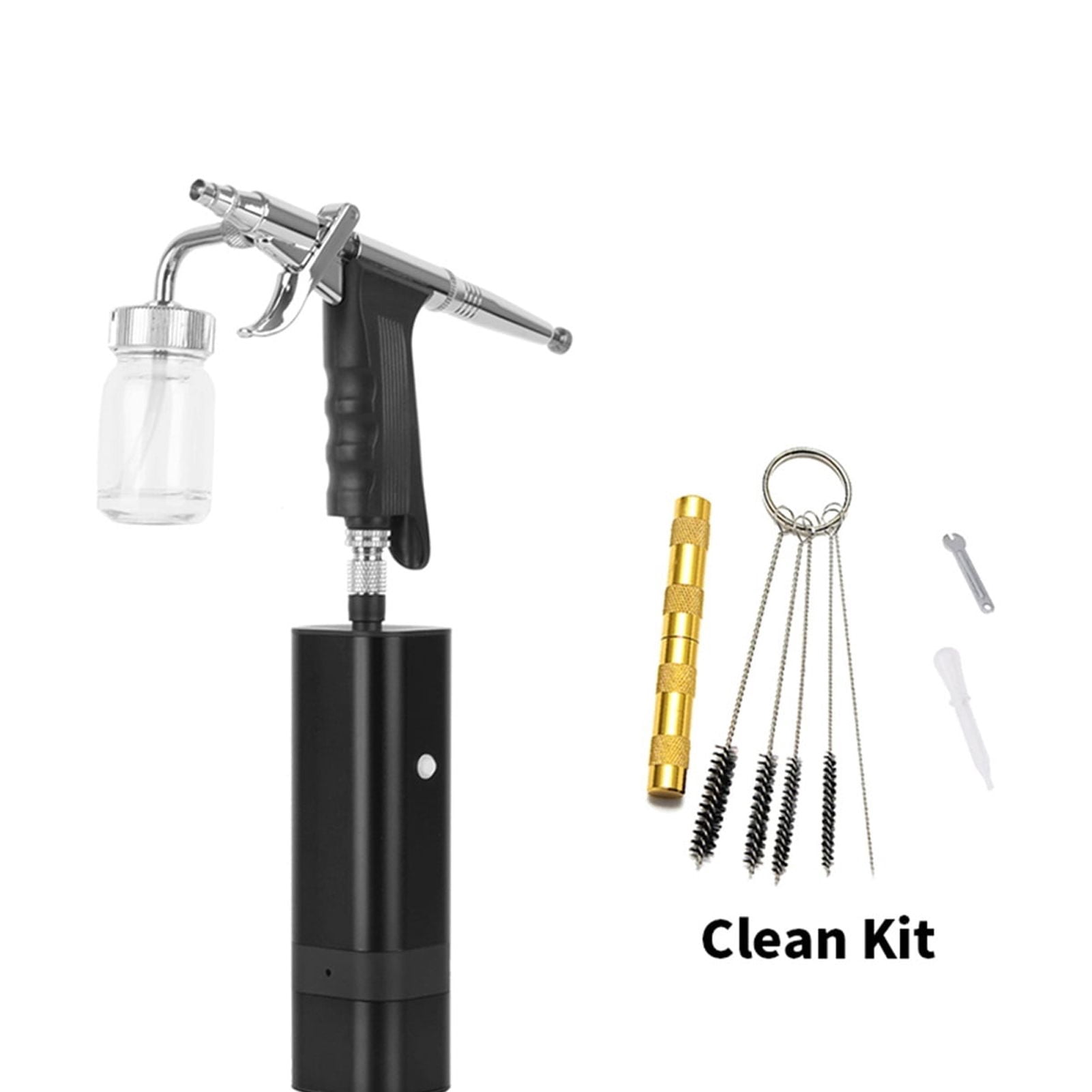 Cordless Airbrush Kit with Siphon Trigger Type Spray Gun for Art Model Body Paint Artist Makeup Nail Tattoos Cake Tools ,Ingeniously Designed