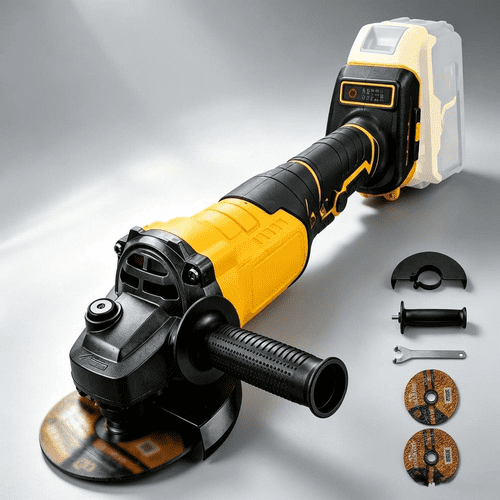 Cordless Angle Grinder for Dewalt 20V Battery, Adjustable Side Handle, Bare Tool No Battery, Grinder for Metal, Stone, Wood, DIY & Professional Craftsmen