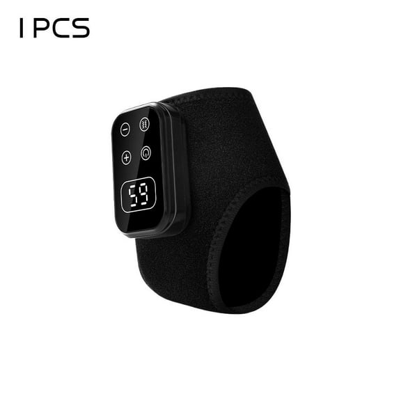 Cordless Ankle Massager with Heat - 5 Intensity Levels, 1800mAh Battery, USB-C Charge, for Pain Relief & Recovery