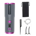 thumbnail image 1 of Cordless Auto Hair Curler, Automatic Curling Iron with LCD Display Adjustable Temperature & Timer, Portable USB Rechargeable Rotating Ceramic Barrel Curling Wand Fast Heating for Hair Styling, 1 of 9