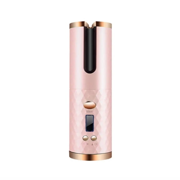 Cordless Automatic Hair Curler, Anti-Tangle, 6-Temp Control, USB Rechargeable, 360 Rotating
